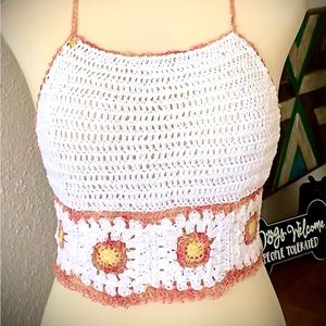 Crochet halter top